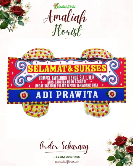 Papan Bunga Ucapan Selamat Sidohasri